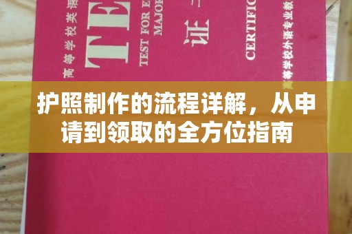 昭苏护照制作的流程详解，从申请到领取的全方位指南