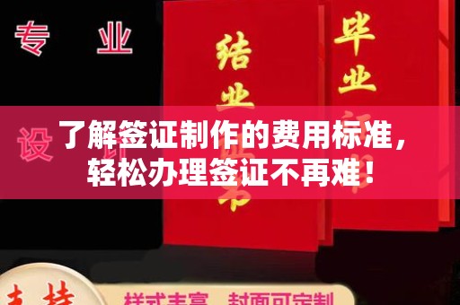 昭苏了解签证制作的费用标准，轻松办理签证不再难！