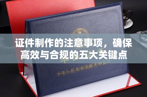 昭苏证件制作的注意事项，确保高效与合规的五大关键点