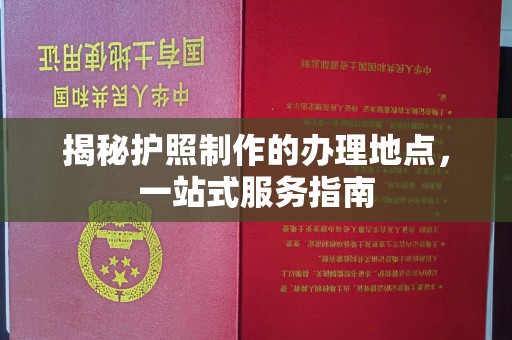 昭苏揭秘护照制作的办理地点，一站式服务指南
